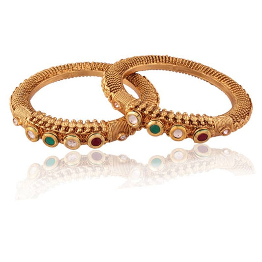 Ever classy Valuepick gold plated antique bangle