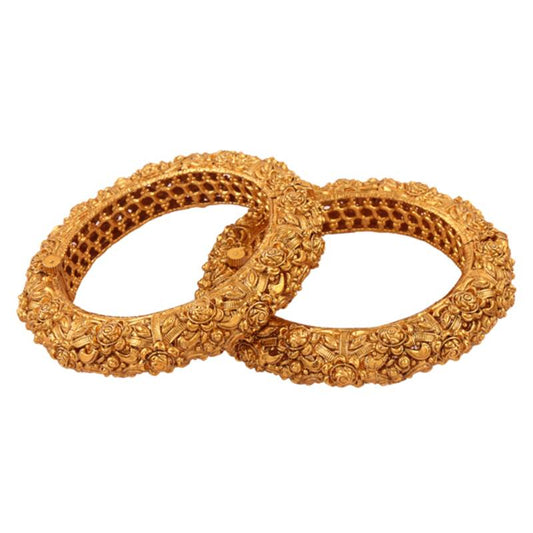 Nice Gold plated antique bangle