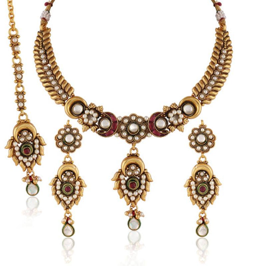 Masterclass Gold Plated Kundan Set